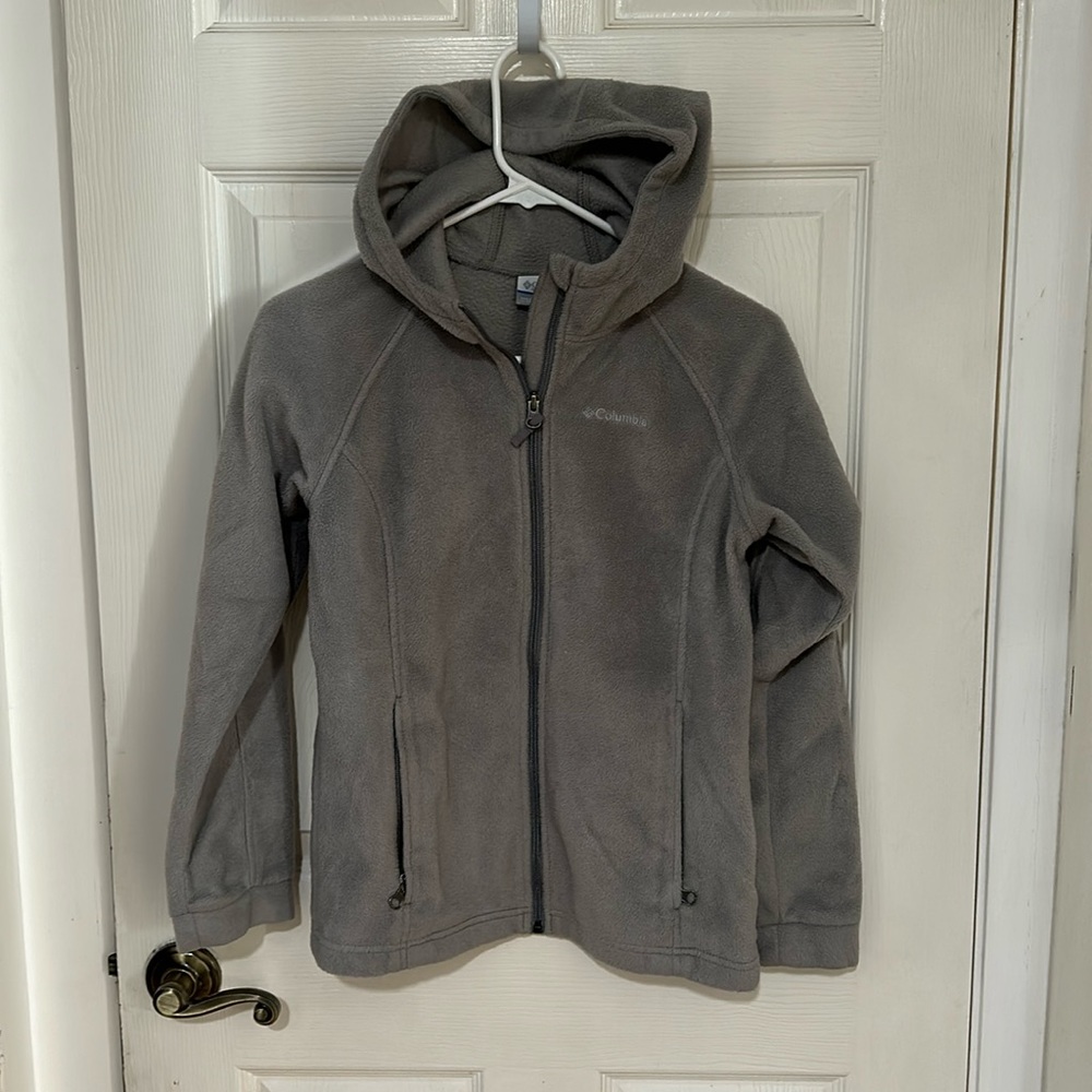 Youth / gray / Columbia / zip hoodie (14/16)